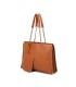 T11855 - Bolso de hombro con monedero exterior