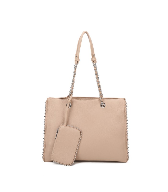 T11855 - Bolso de hombro con monedero exterior