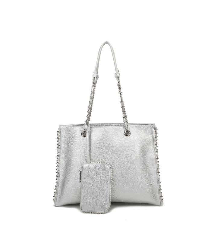 T11855 - Bolso de hombro con monedero exterior