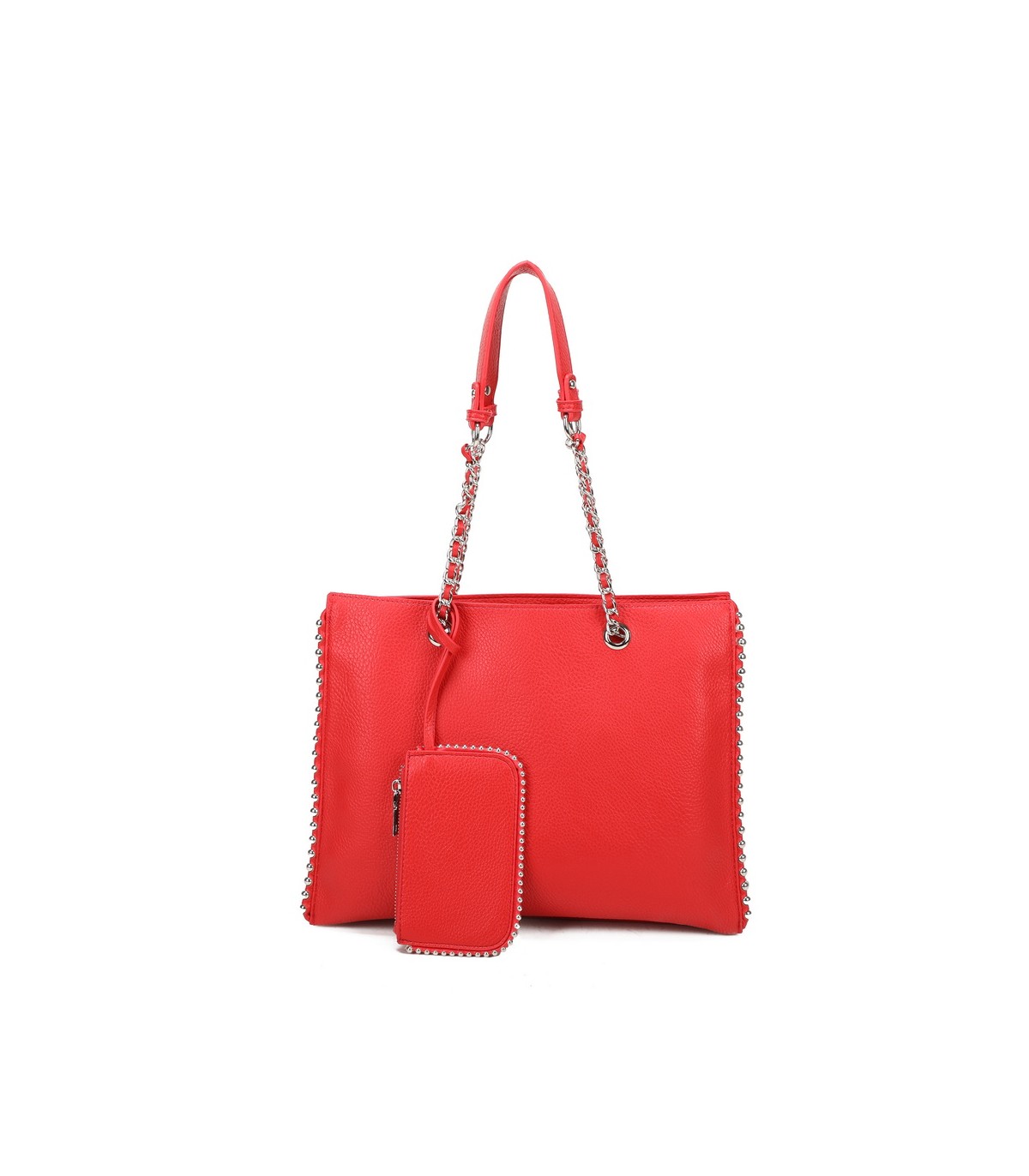 T11855 - Bolso de hombro con monedero exterior
