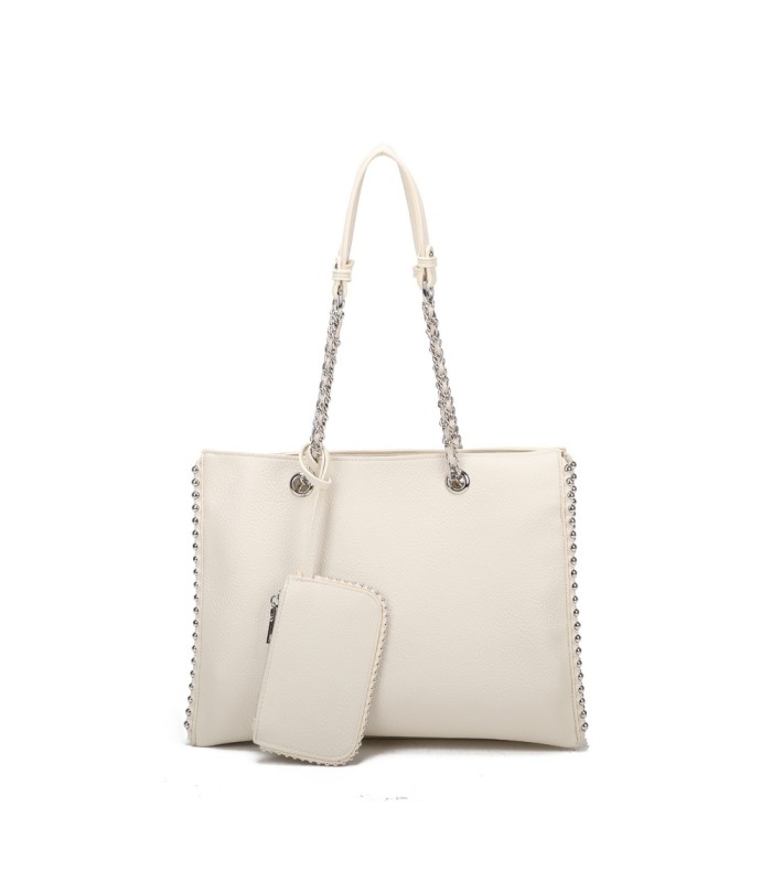 T11855 - Bolso de hombro con monedero exterior