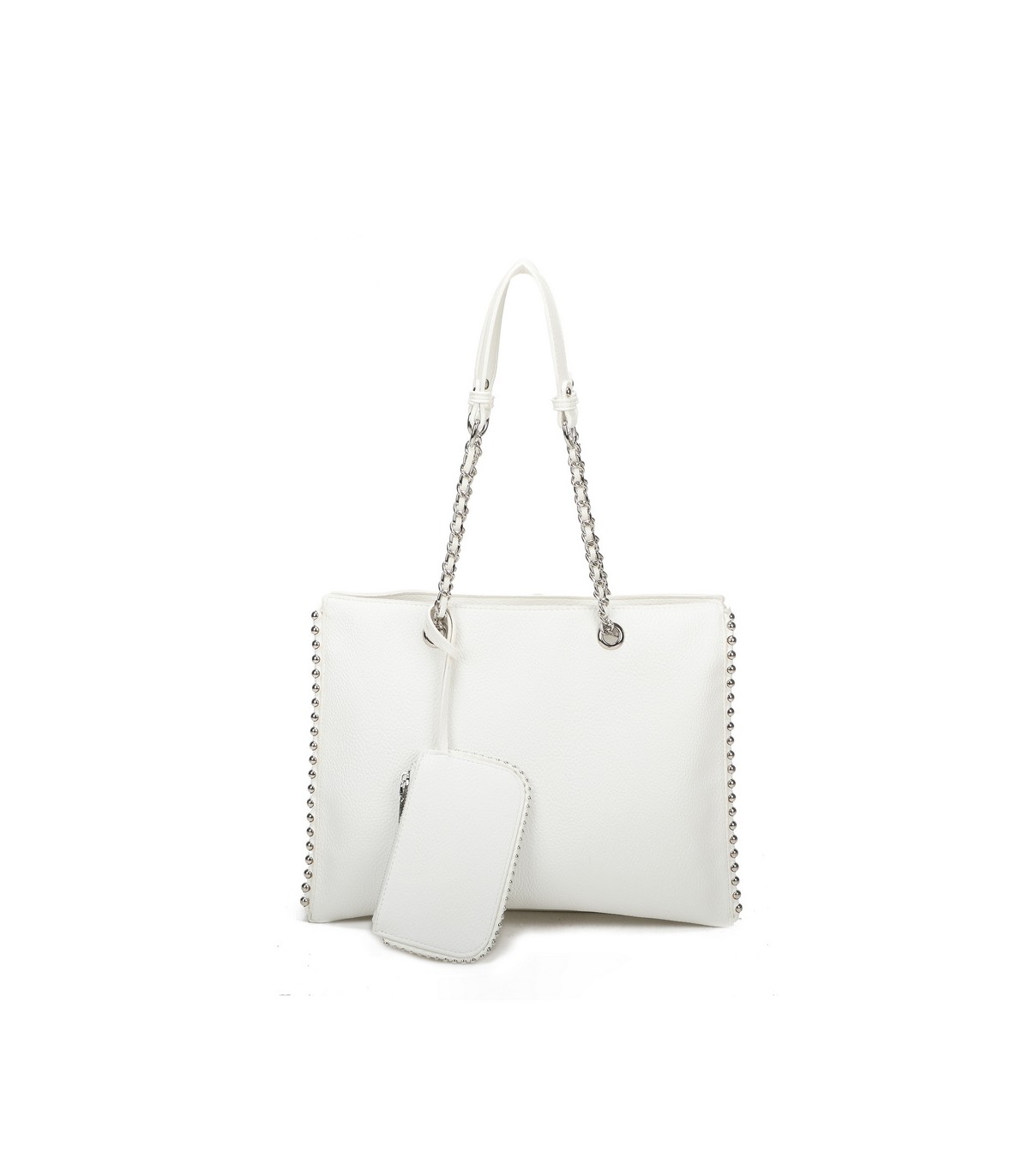 T11855 - Bolso de hombro con monedero exterior