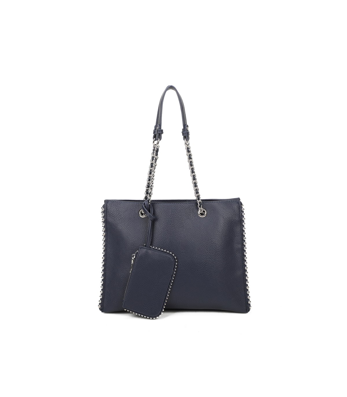 T11855 - Bolso de hombro con monedero exterior