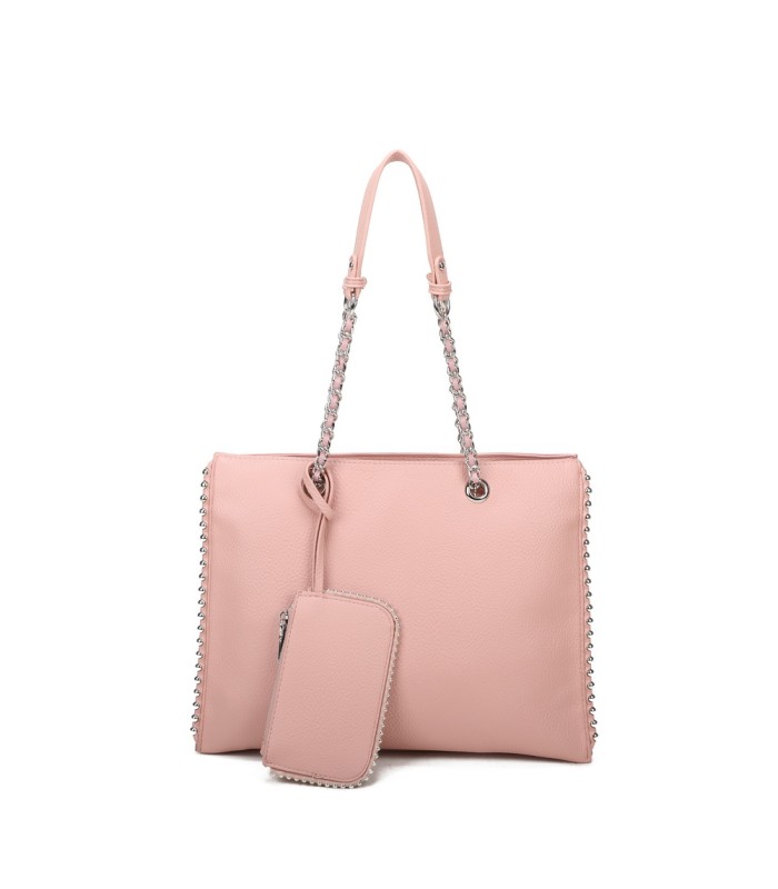 T11855 - Bolso de hombro con monedero exterior