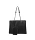 T11855 - Bolso de hombro con monedero exterior