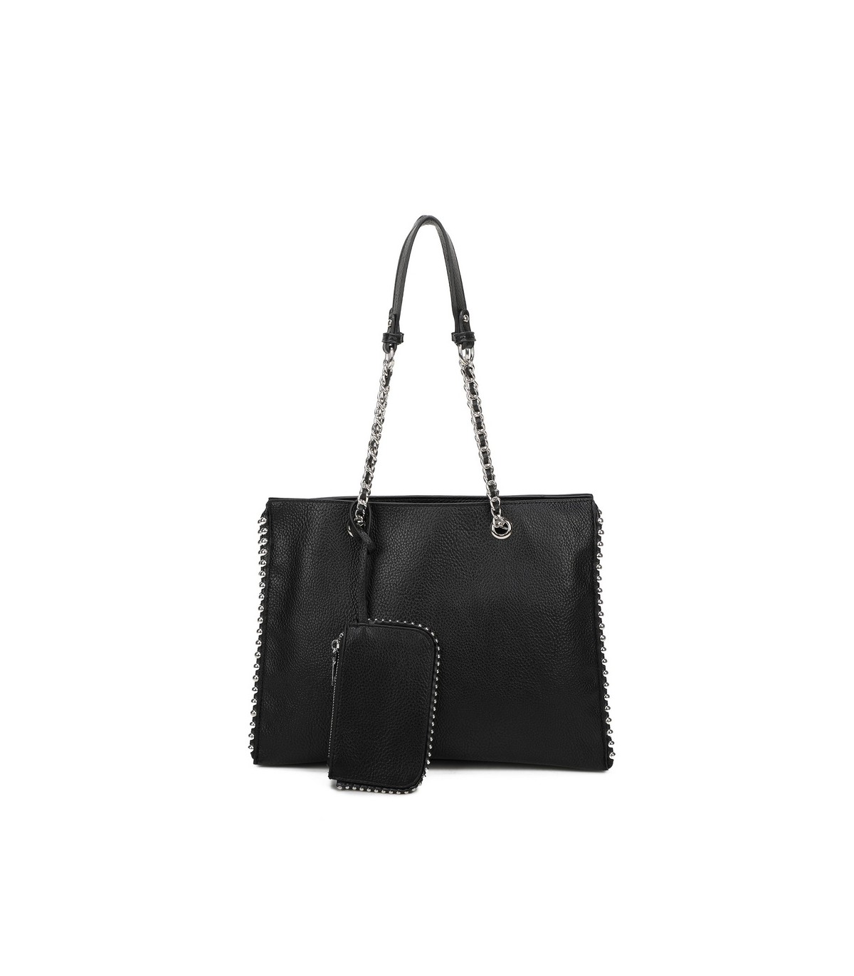 T11855 - Bolso de hombro con monedero exterior