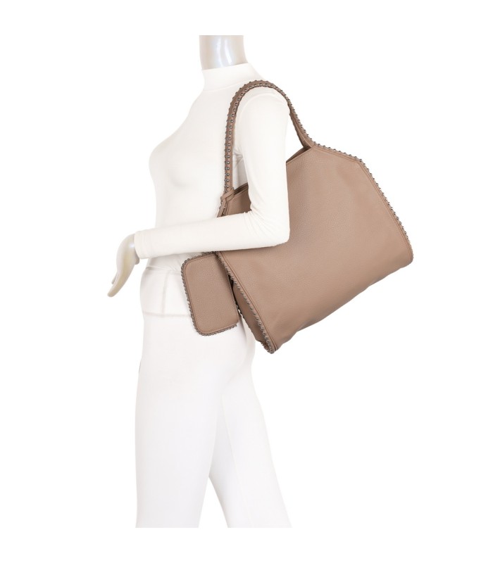 T11857 - Bolso de hombro con bandolera y monedero