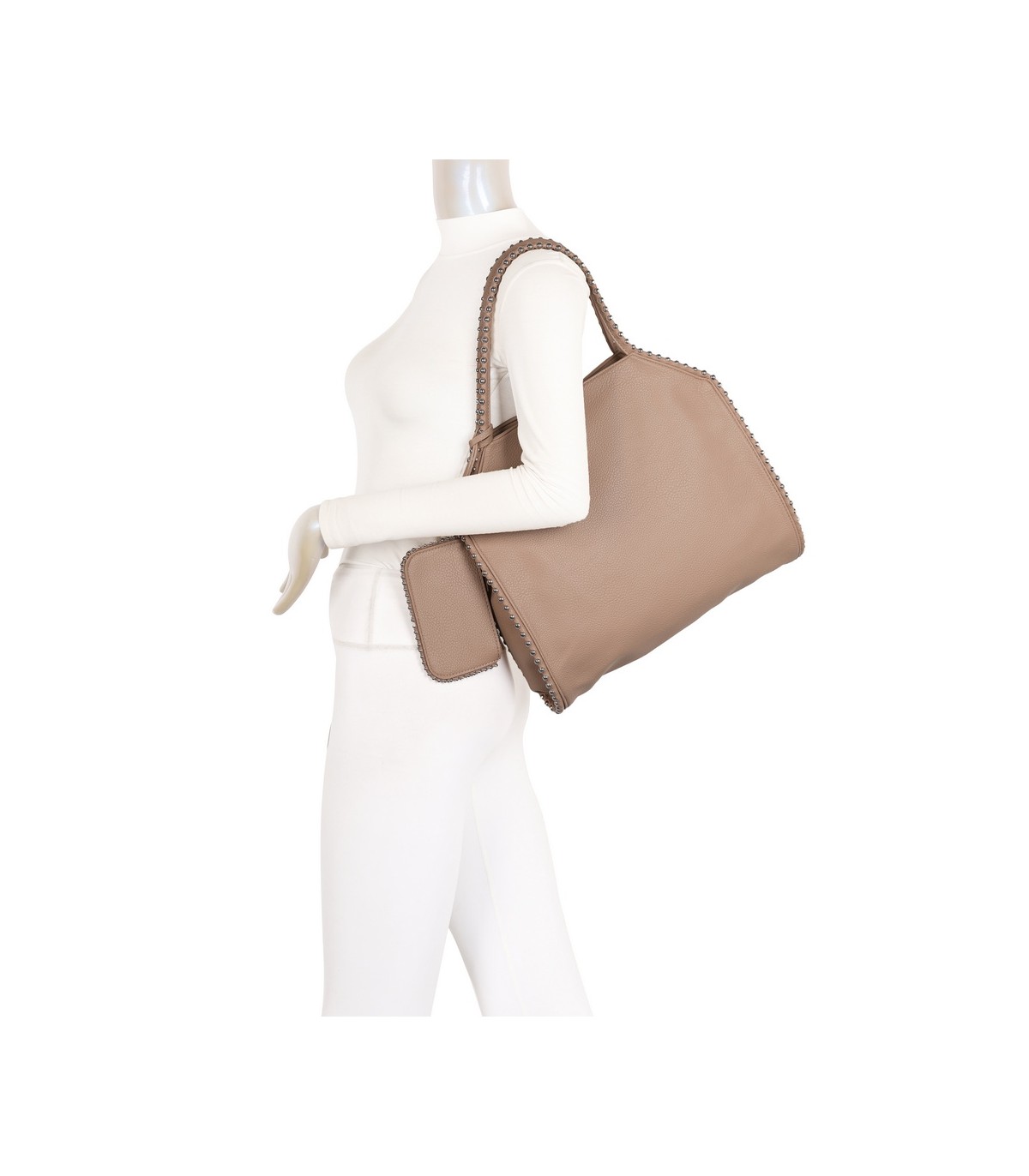 T11857 - Bolso de hombro con bandolera y monedero
