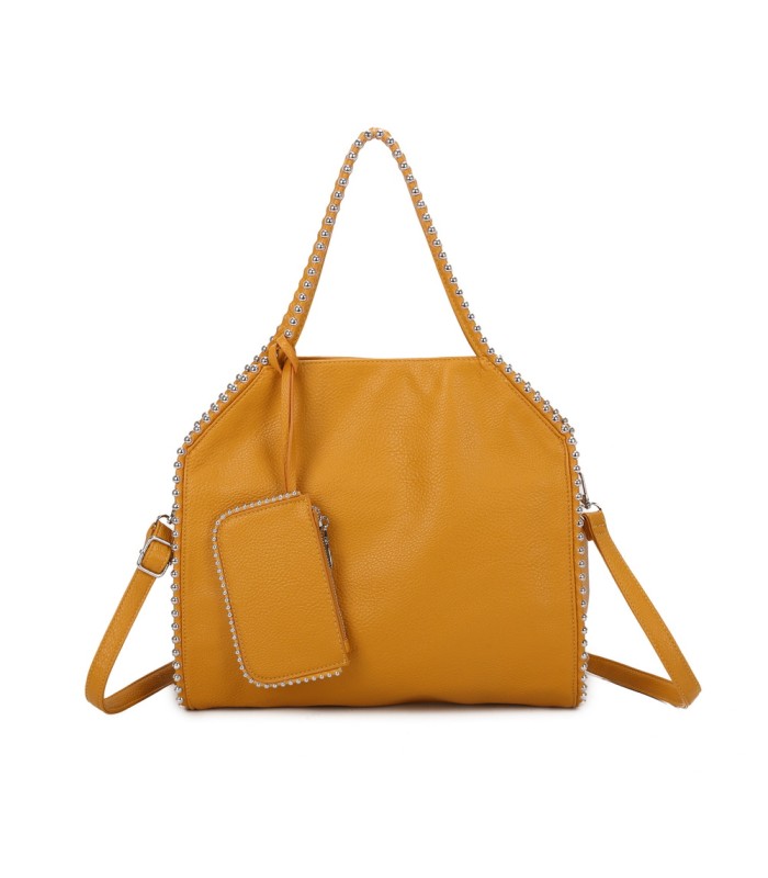 T11857 - Bolso de hombro con bandolera y monedero