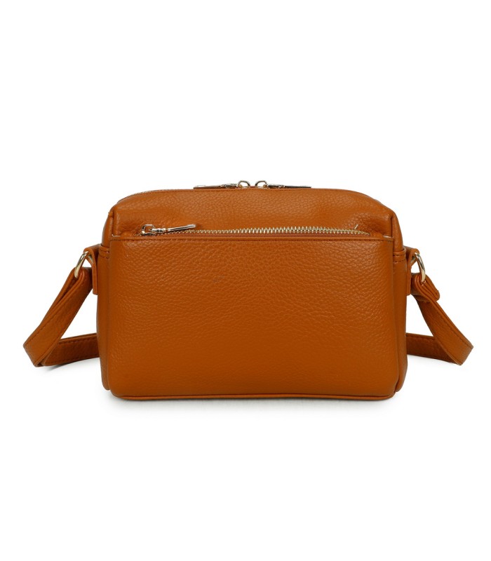 T11874 - Bolso bandolera rectangular múltiples colores y bolsillos trasero y frontal