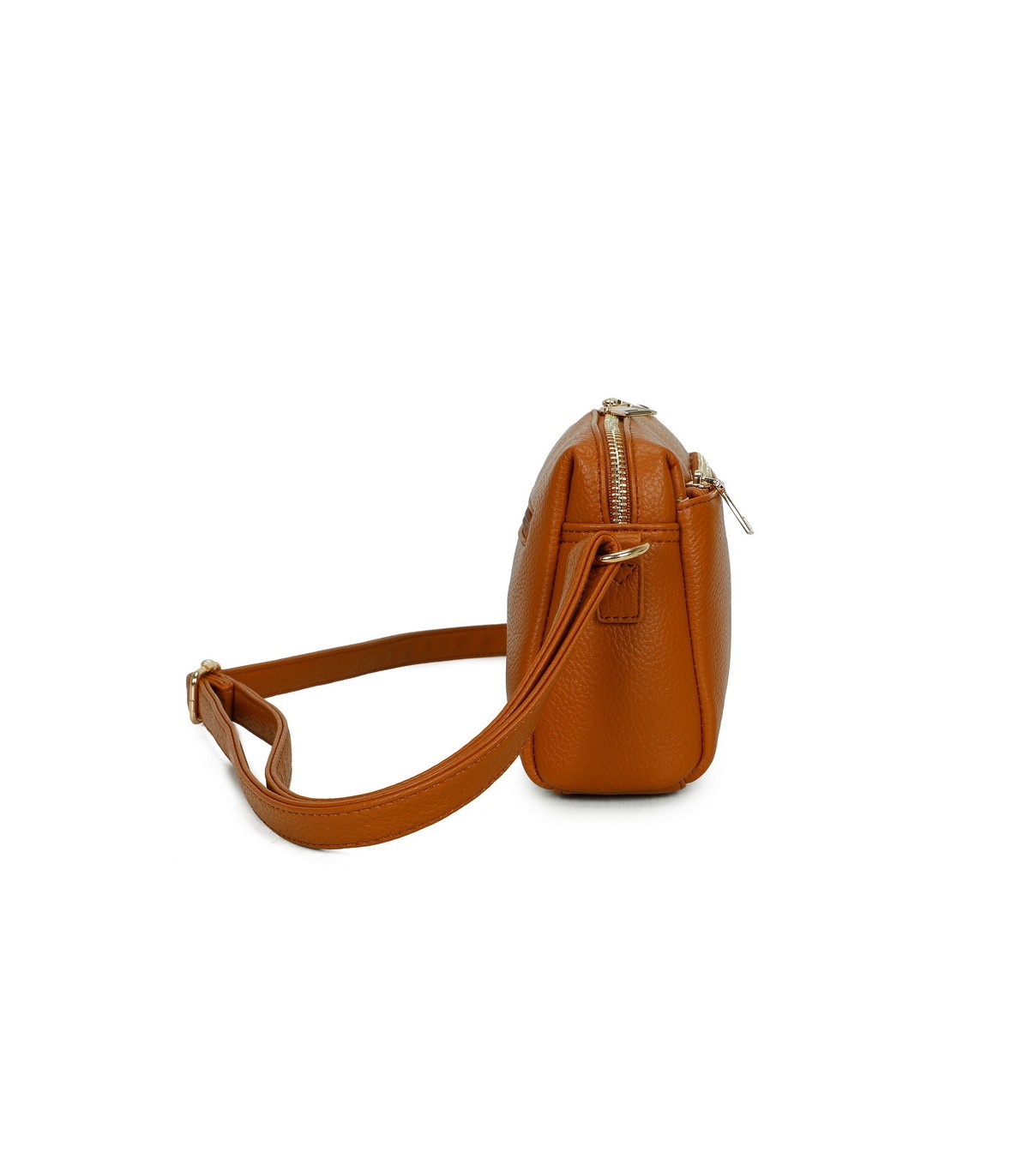 T11874 - Bolso bandolera rectangular múltiples colores y bolsillos trasero y frontal