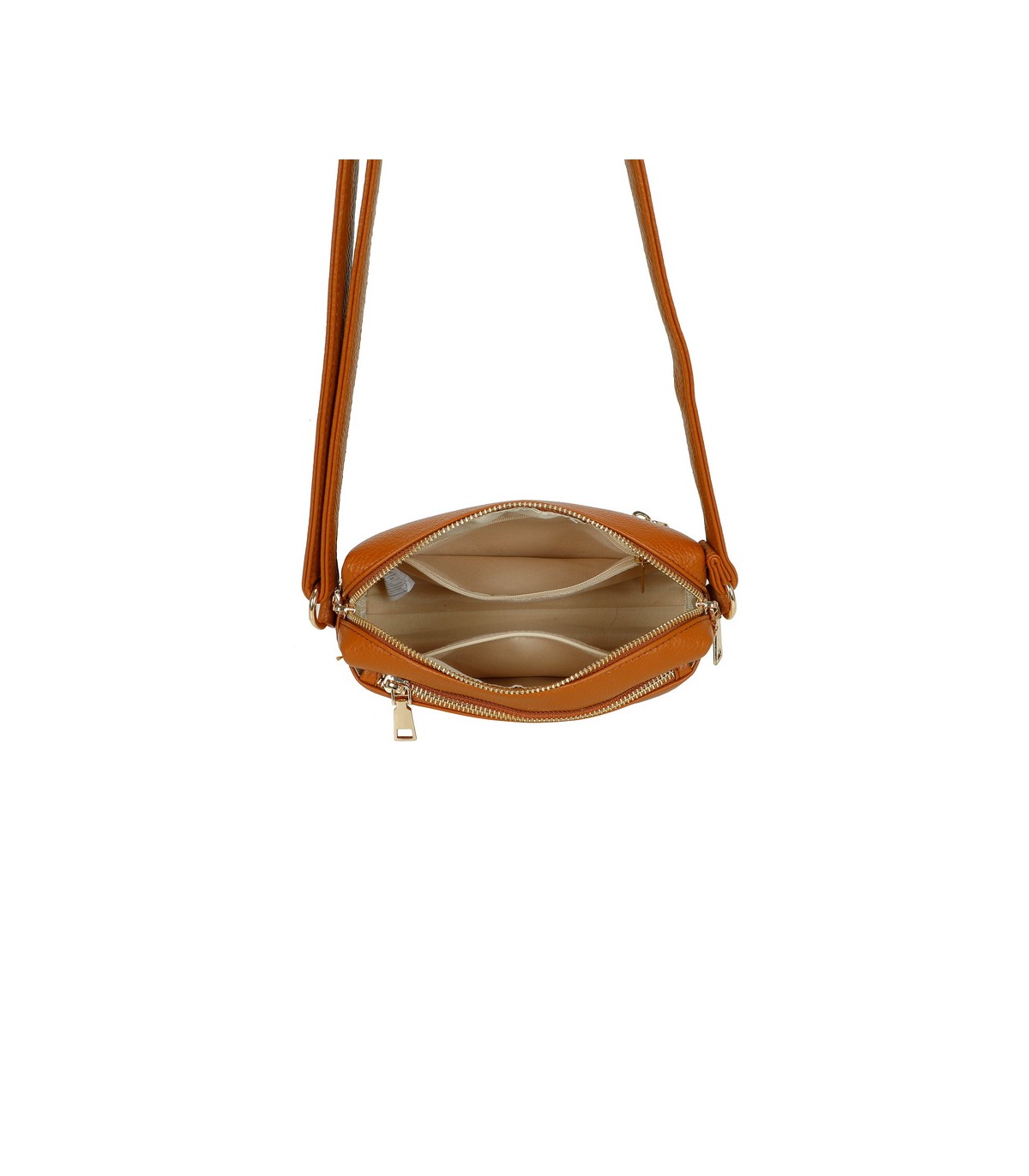 T11874 - Bolso bandolera rectangular múltiples colores y bolsillos trasero y frontal
