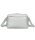 T11874 - Bolso bandolera rectangular múltiples colores y bolsillos trasero y frontal
