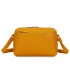 T11874 - Bolso bandolera rectangular múltiples colores y bolsillos trasero y frontal