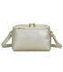 T11874 - Bolso bandolera rectangular múltiples colores y bolsillos trasero y frontal
