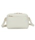 T11874 - Bolso bandolera rectangular múltiples colores y bolsillos trasero y frontal