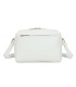 T11874 - Bolso bandolera rectangular múltiples colores y bolsillos trasero y frontal
