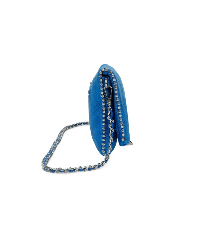 T11820 - Bolso bandolera de aspecto metálico y jaspeado