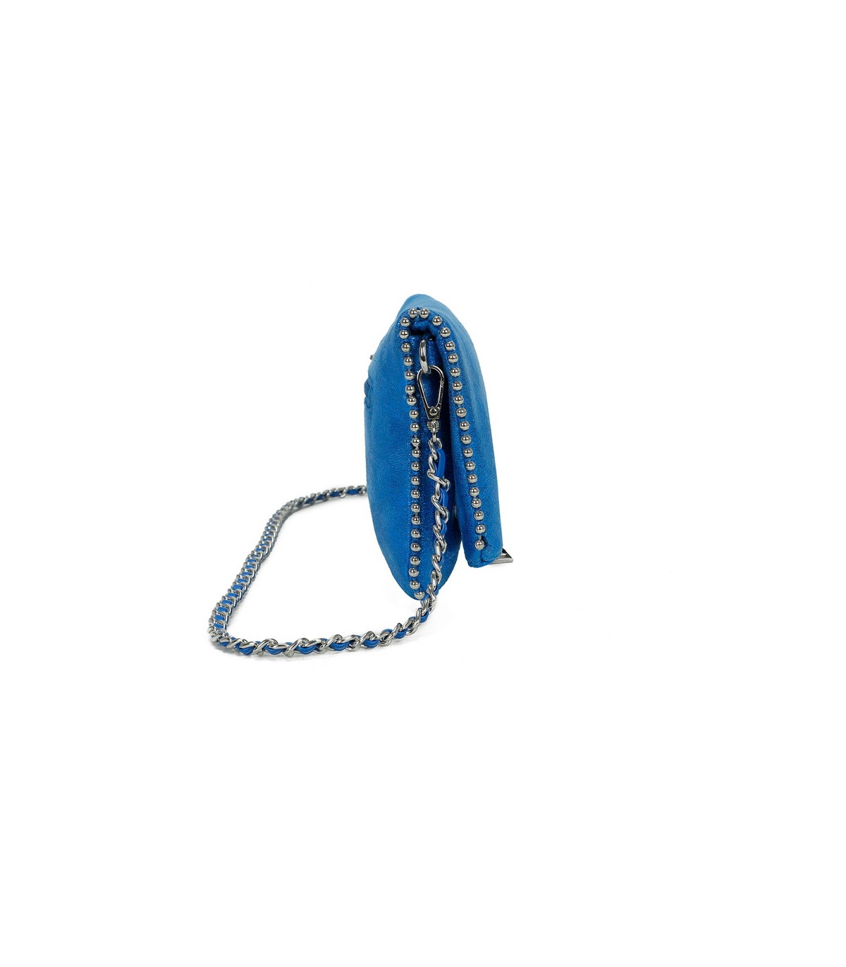 T11820 - Bolso bandolera de aspecto metálico y jaspeado