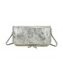 T11820 - Bolso bandolera de aspecto metálico y jaspeado