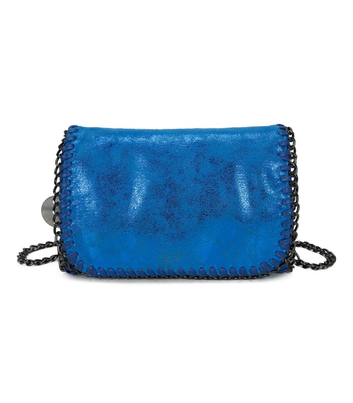 T11823 - Bolso de fiesta metálico con textura mármol