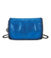 T11823 - Bolso de fiesta metálico con textura mármol