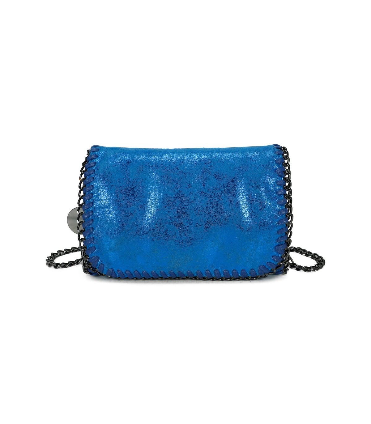 T11823 - Bolso de fiesta metálico con textura mármol