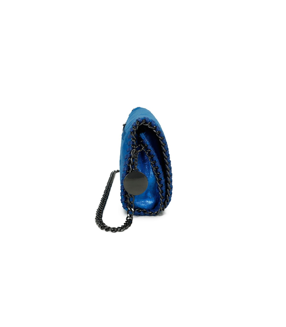 T11823 - Bolso de fiesta metálico con textura mármol