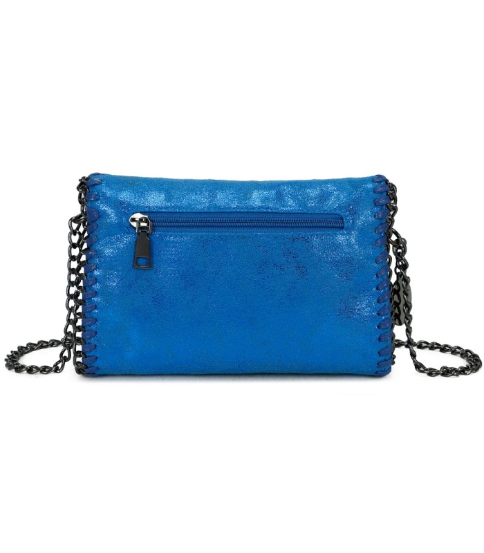 T11823 - Bolso de fiesta metálico con textura mármol
