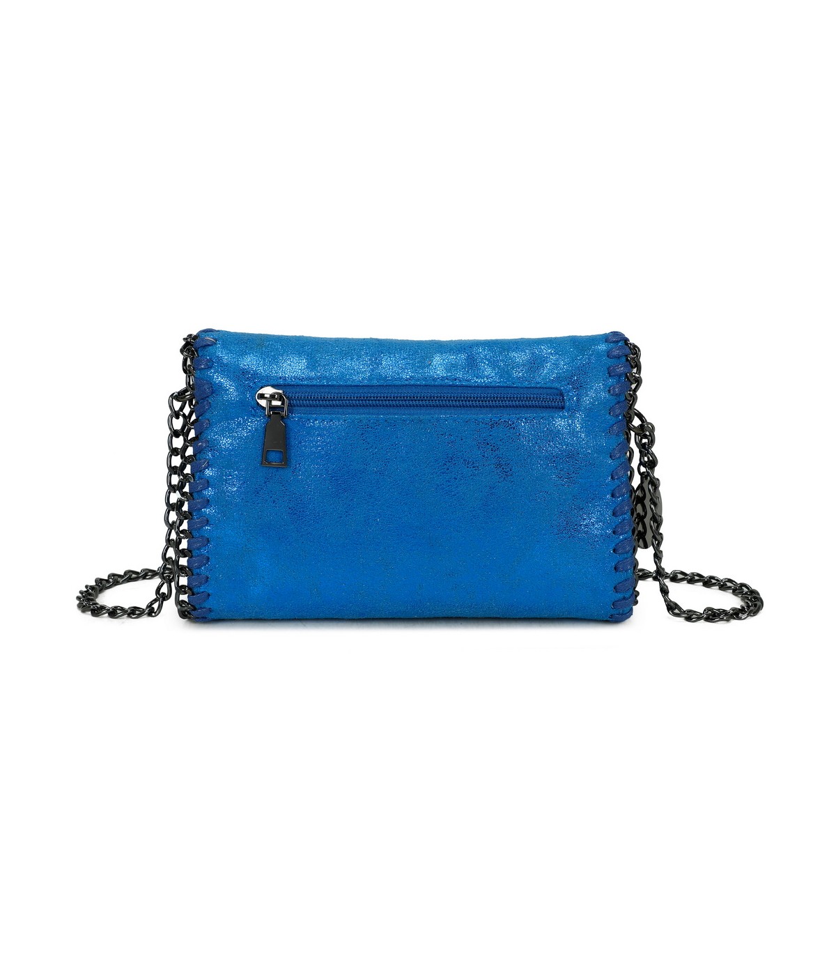 T11823 - Bolso de fiesta metálico con textura mármol