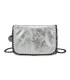 T11823 - Bolso de fiesta metálico con textura mármol