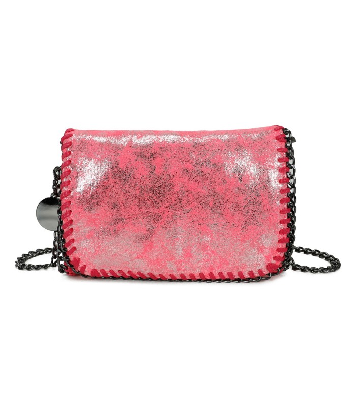 T11823 - Bolso de fiesta metálico con textura mármol