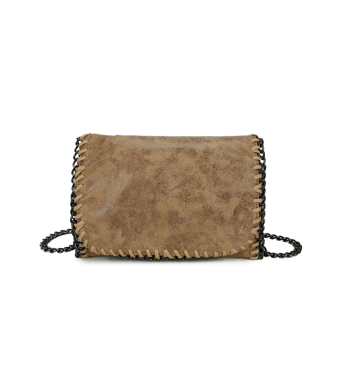 T11823 - Bolso de fiesta metálico con textura mármol