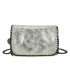 T11823 - Bolso de fiesta metálico con textura mármol