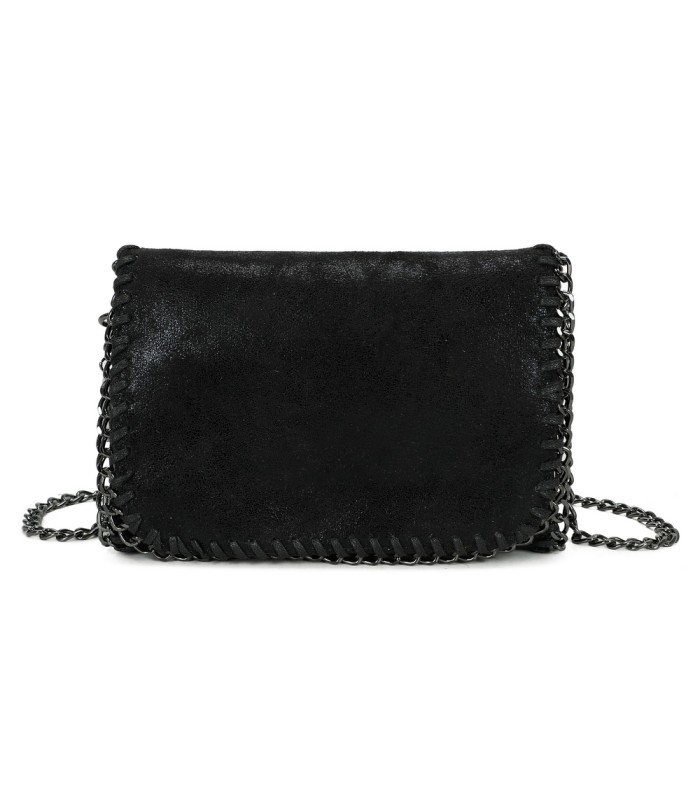 T11823 - Bolso de fiesta metálico con textura mármol
