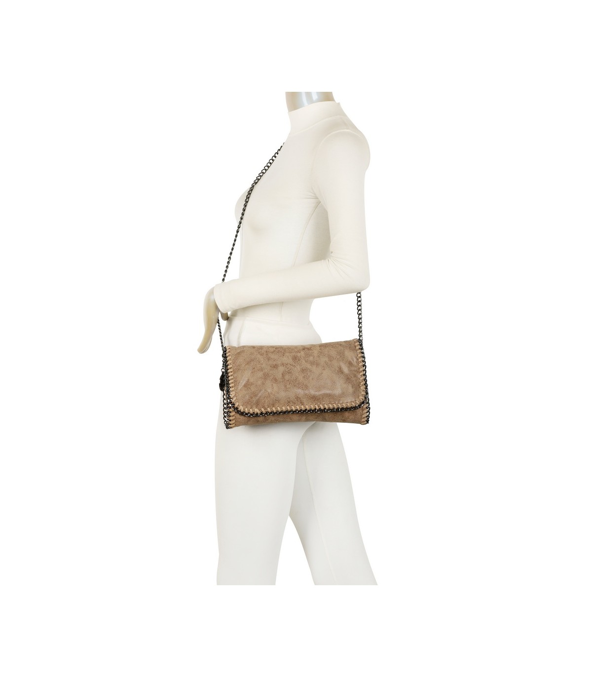 T11822 - Bolso bandolera con textura
