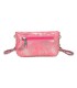 T11821 - Bolso de fiesta jaspeado con tonos metálicos