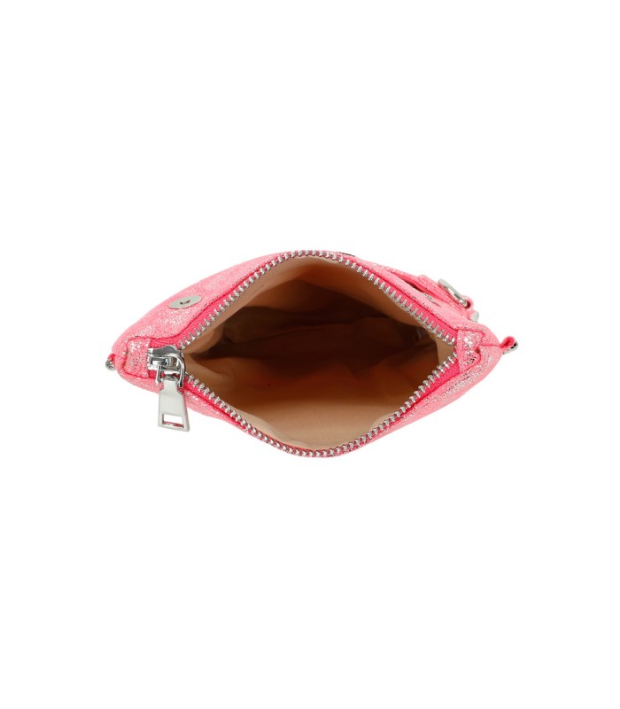 T11821 - Bolso de fiesta jaspeado con tonos metálicos