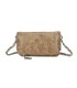 T11821 - Bolso de fiesta jaspeado con tonos metálicos