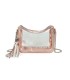 T11833 - Bolso transparente con bandolera de cadena borla a juego