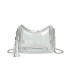 T11833 - Bolso transparente con bandolera de cadena borla a juego