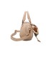 T11865 - Bolso con pañuelo de color con un gran compartimento