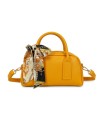 T11864 - Bolso de forma trapezoidal con pañuelo y bandolera para colgar