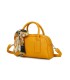 T11864 - Bolso de forma trapezoidal con pañuelo y bandolera para colgar