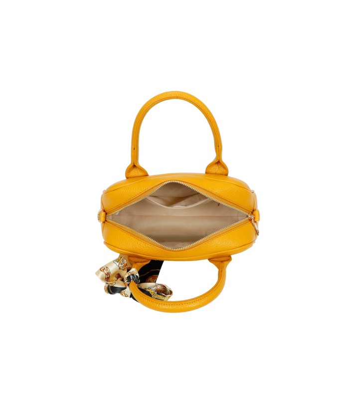 T11864 - Bolso de forma trapezoidal con pañuelo y bandolera para colgar