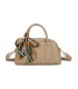 T11864 - Bolso de forma trapezoidal con pañuelo y bandolera para colgar