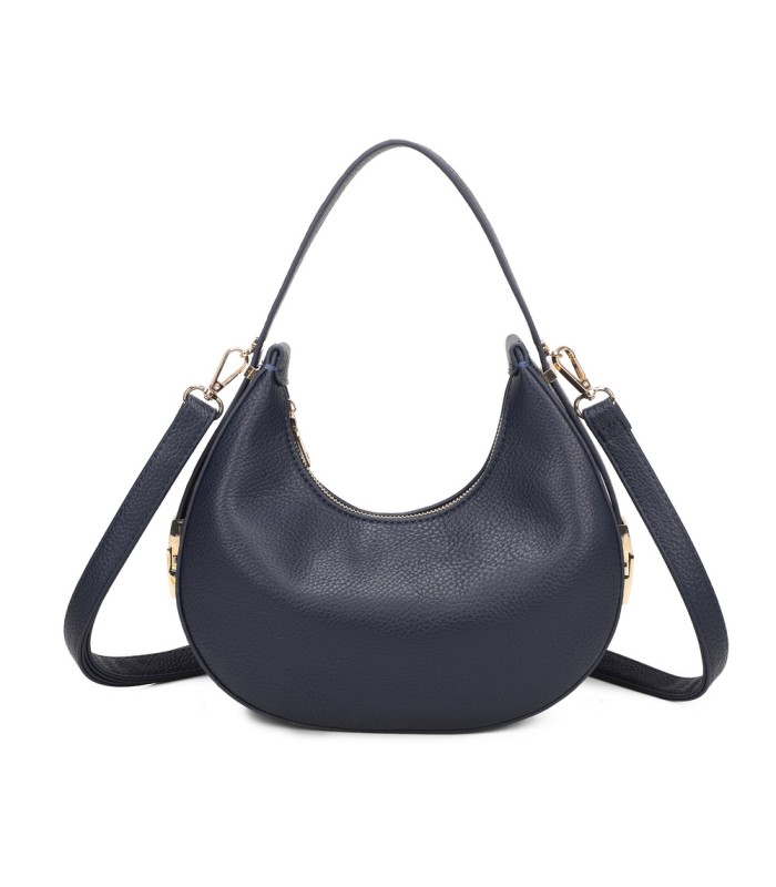 T11852 - Bolso medialuna con bandolera ajustable