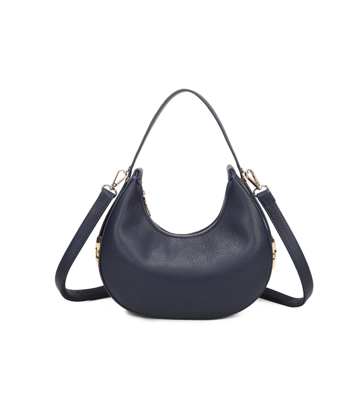 T11852 - Bolso medialuna con bandolera ajustable