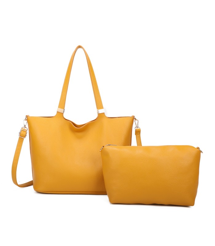 T11870 - Bolso con neceser y bandolera ajustable, asas grandes para el hombro