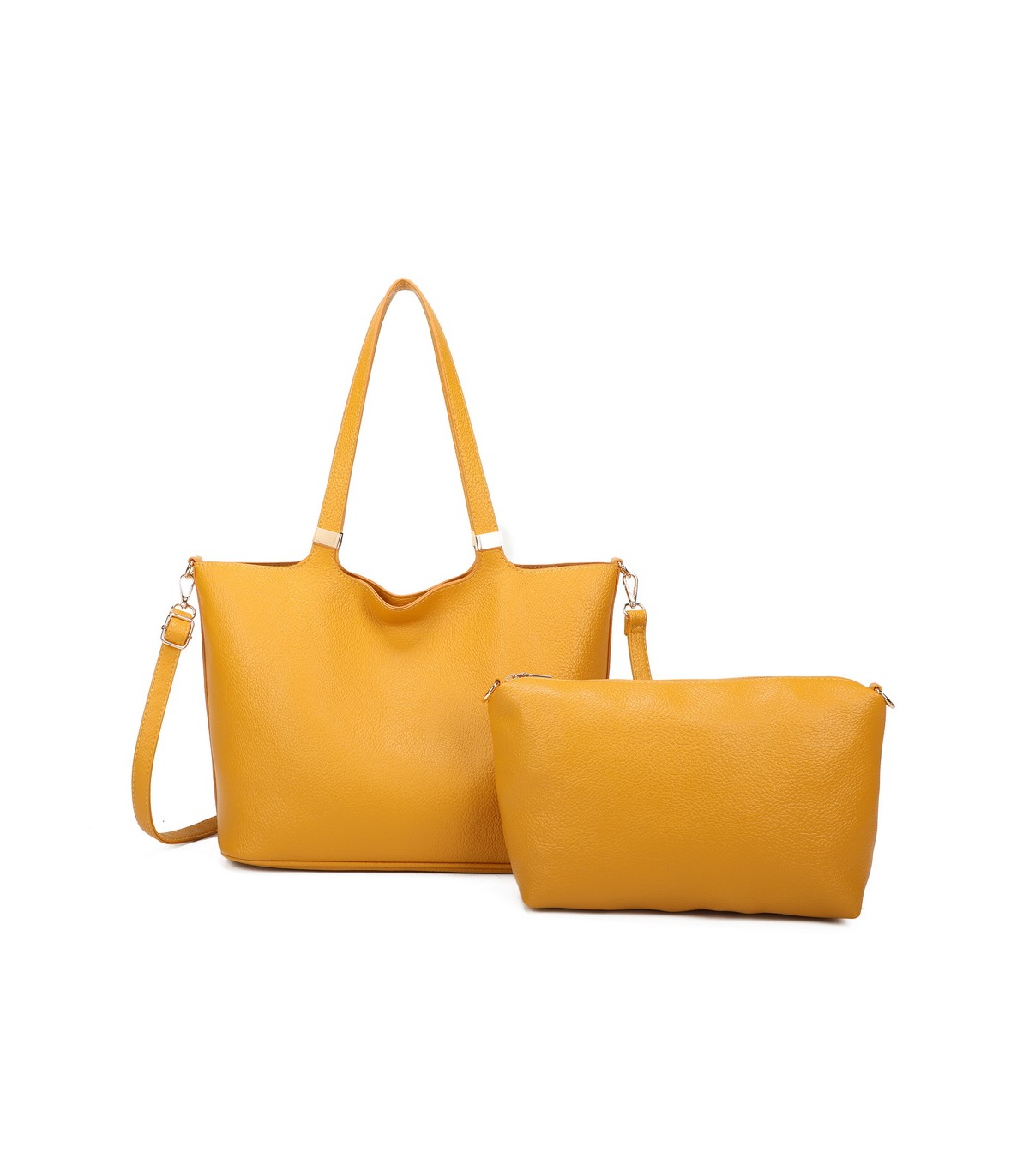 T11870 - Bolso con neceser y bandolera ajustable, asas grandes para el hombro